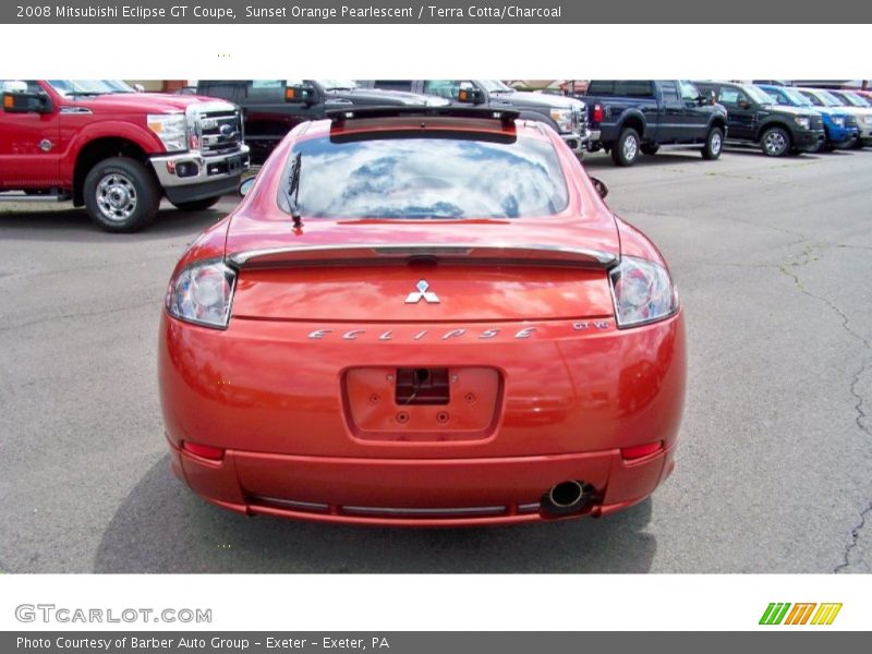 Sunset Orange Pearlescent / Terra Cotta/Charcoal 2008 Mitsubishi Eclipse GT Coupe