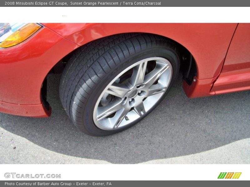 Sunset Orange Pearlescent / Terra Cotta/Charcoal 2008 Mitsubishi Eclipse GT Coupe