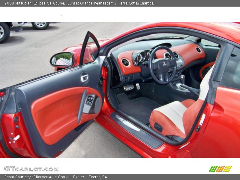  2008 Eclipse GT Coupe Terra Cotta/Charcoal Interior
