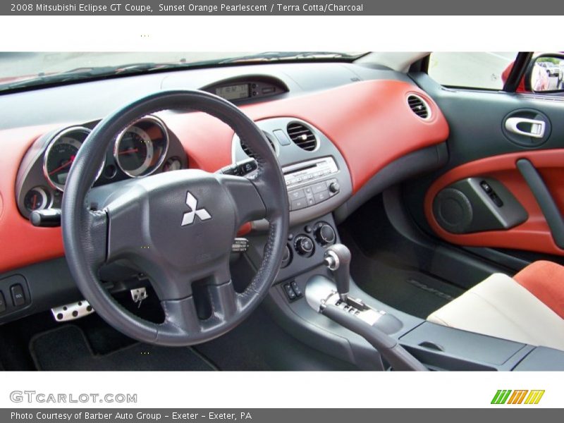 Terra Cotta/Charcoal Interior - 2008 Eclipse GT Coupe 