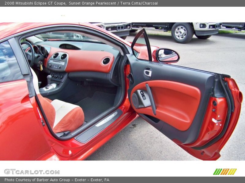  2008 Eclipse GT Coupe Terra Cotta/Charcoal Interior