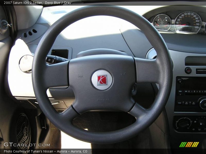 Deep Blue / Gray 2007 Saturn ION 2 Sedan