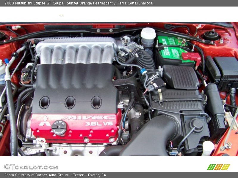  2008 Eclipse GT Coupe Engine - 3.8 Liter SOHC 24 Valve MIVEC V6