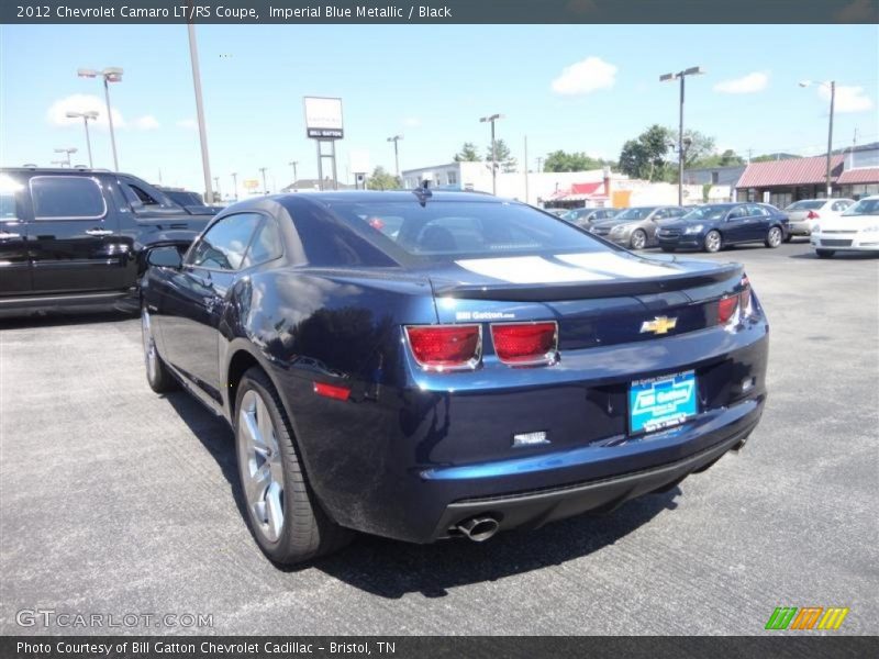 Imperial Blue Metallic / Black 2012 Chevrolet Camaro LT/RS Coupe