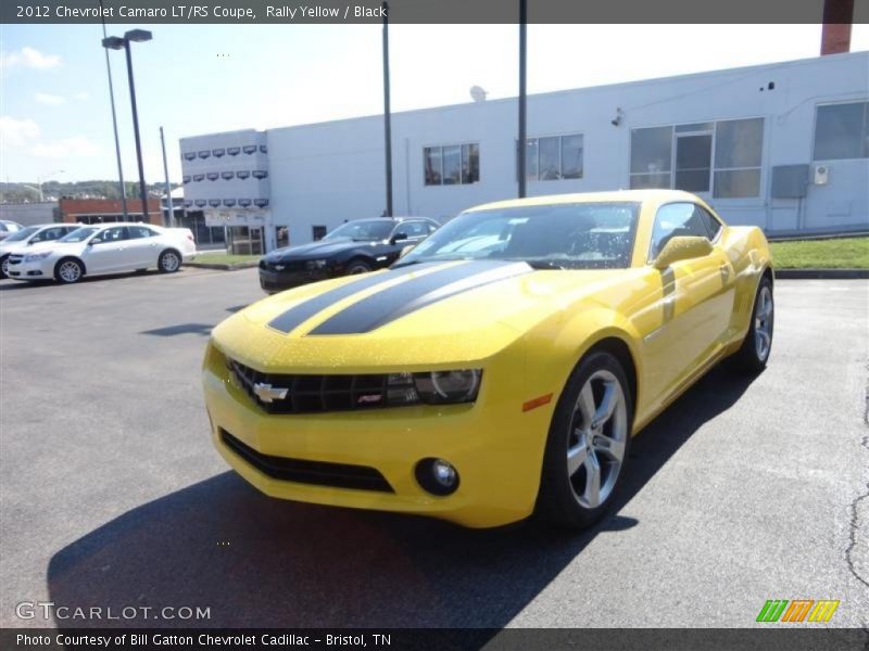 Rally Yellow / Black 2012 Chevrolet Camaro LT/RS Coupe