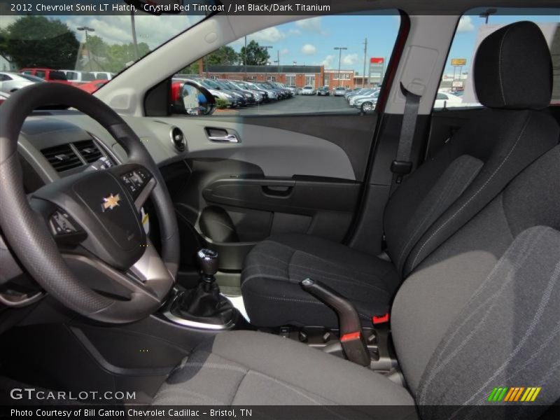 Crystal Red Tintcoat / Jet Black/Dark Titanium 2012 Chevrolet Sonic LT Hatch