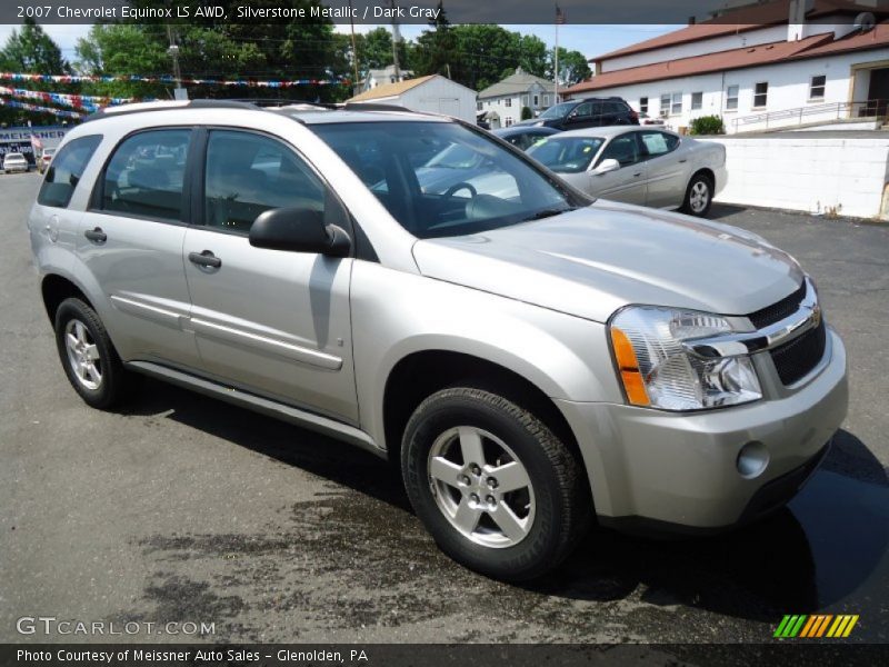 Silverstone Metallic / Dark Gray 2007 Chevrolet Equinox LS AWD