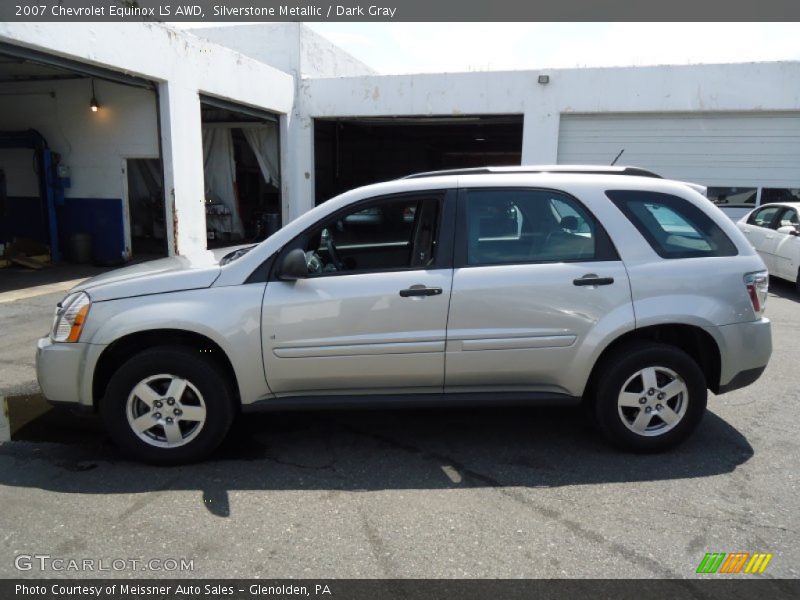 Silverstone Metallic / Dark Gray 2007 Chevrolet Equinox LS AWD
