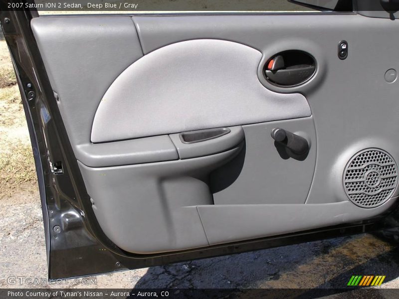 Deep Blue / Gray 2007 Saturn ION 2 Sedan