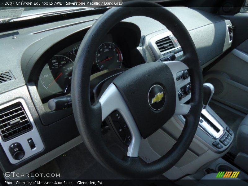Silverstone Metallic / Dark Gray 2007 Chevrolet Equinox LS AWD