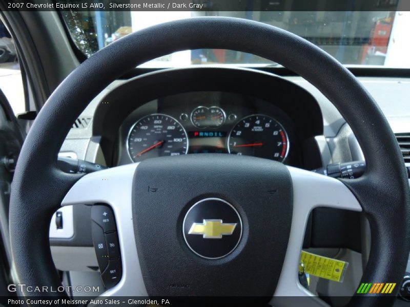 Silverstone Metallic / Dark Gray 2007 Chevrolet Equinox LS AWD