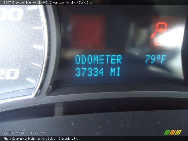 Silverstone Metallic / Dark Gray 2007 Chevrolet Equinox LS AWD