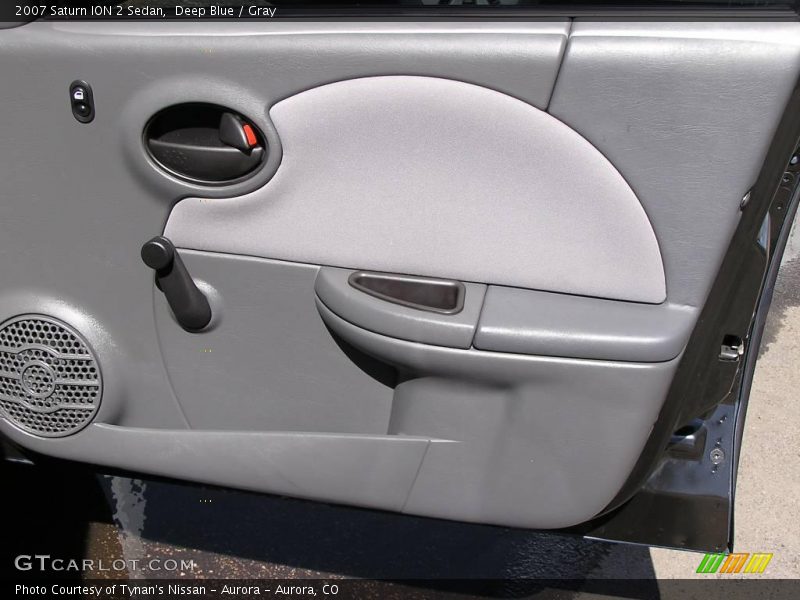 Deep Blue / Gray 2007 Saturn ION 2 Sedan