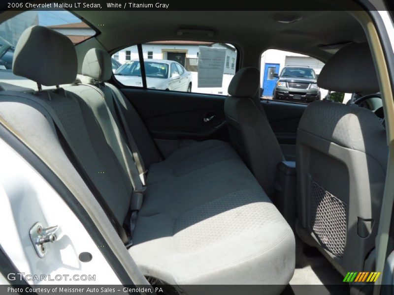 White / Titanium Gray 2006 Chevrolet Malibu LT Sedan