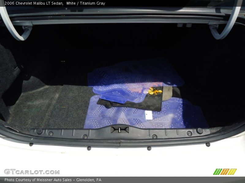 White / Titanium Gray 2006 Chevrolet Malibu LT Sedan