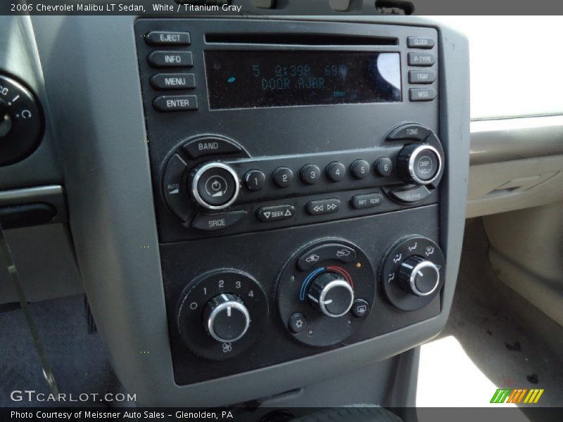 White / Titanium Gray 2006 Chevrolet Malibu LT Sedan