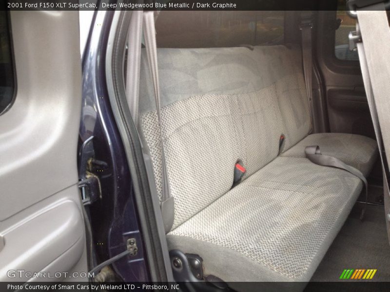 Deep Wedgewood Blue Metallic / Dark Graphite 2001 Ford F150 XLT SuperCab