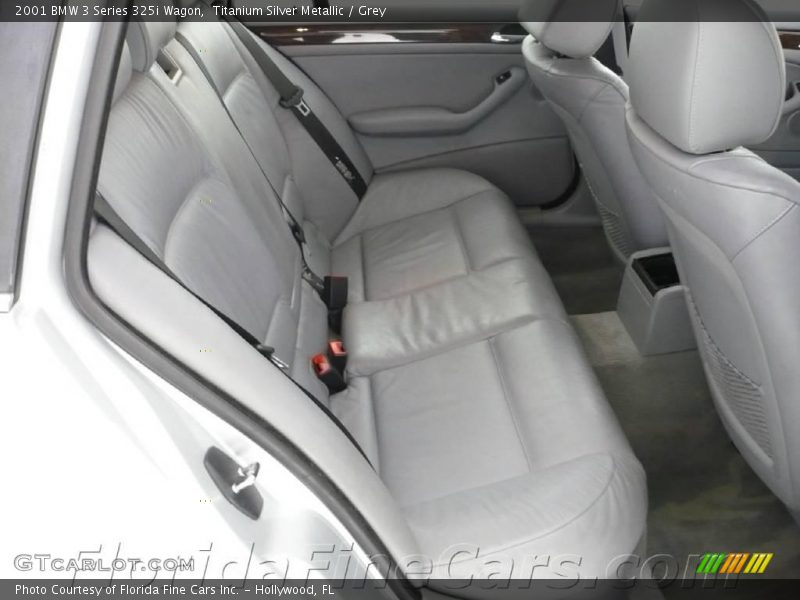 Titanium Silver Metallic / Grey 2001 BMW 3 Series 325i Wagon