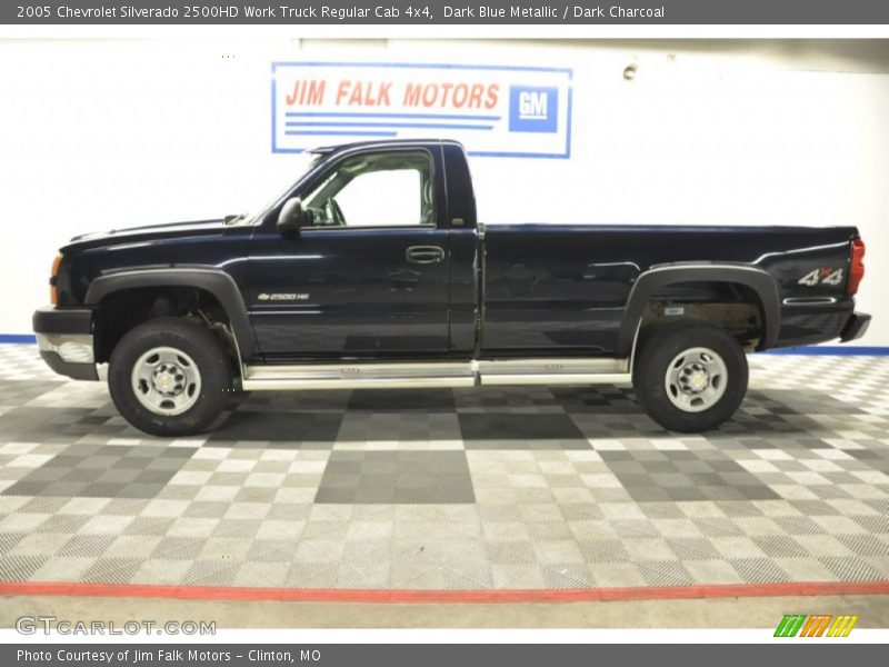Dark Blue Metallic / Dark Charcoal 2005 Chevrolet Silverado 2500HD Work Truck Regular Cab 4x4