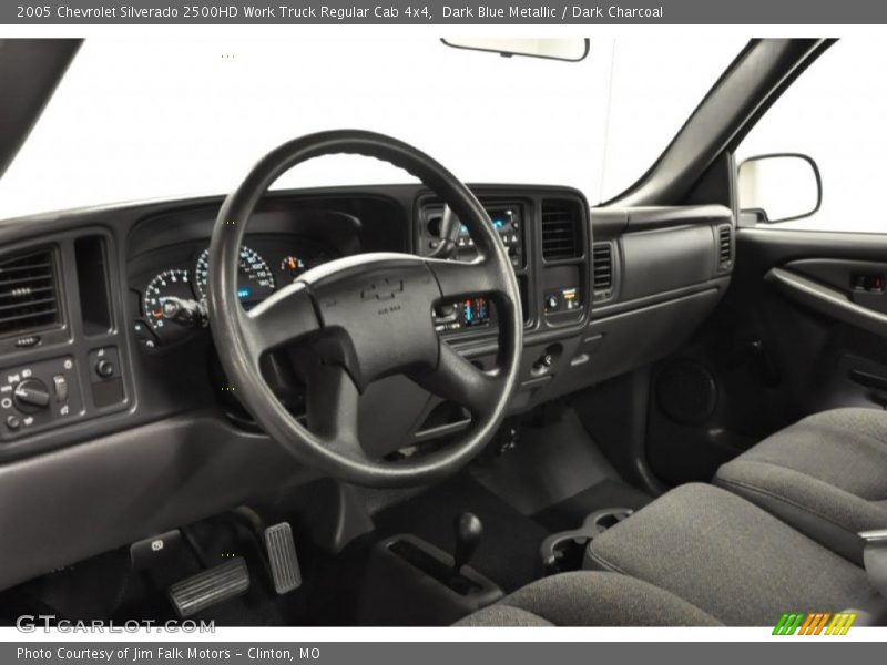 Dark Blue Metallic / Dark Charcoal 2005 Chevrolet Silverado 2500HD Work Truck Regular Cab 4x4