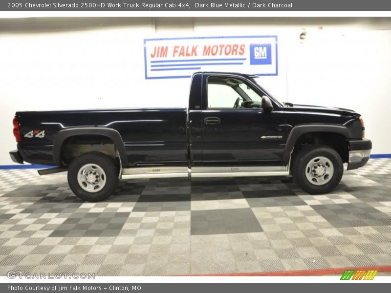Dark Blue Metallic / Dark Charcoal 2005 Chevrolet Silverado 2500HD Work Truck Regular Cab 4x4