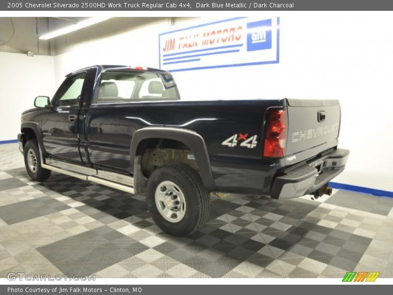 Dark Blue Metallic / Dark Charcoal 2005 Chevrolet Silverado 2500HD Work Truck Regular Cab 4x4
