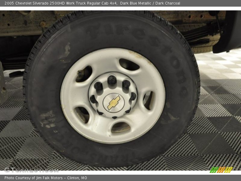 Dark Blue Metallic / Dark Charcoal 2005 Chevrolet Silverado 2500HD Work Truck Regular Cab 4x4