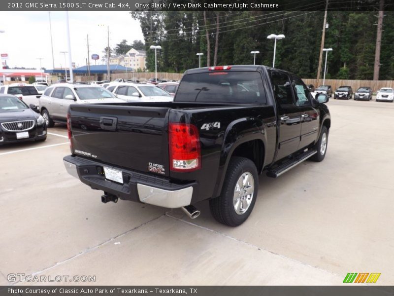Onyx Black / Very Dark Cashmere/Light Cashmere 2012 GMC Sierra 1500 SLT Crew Cab 4x4