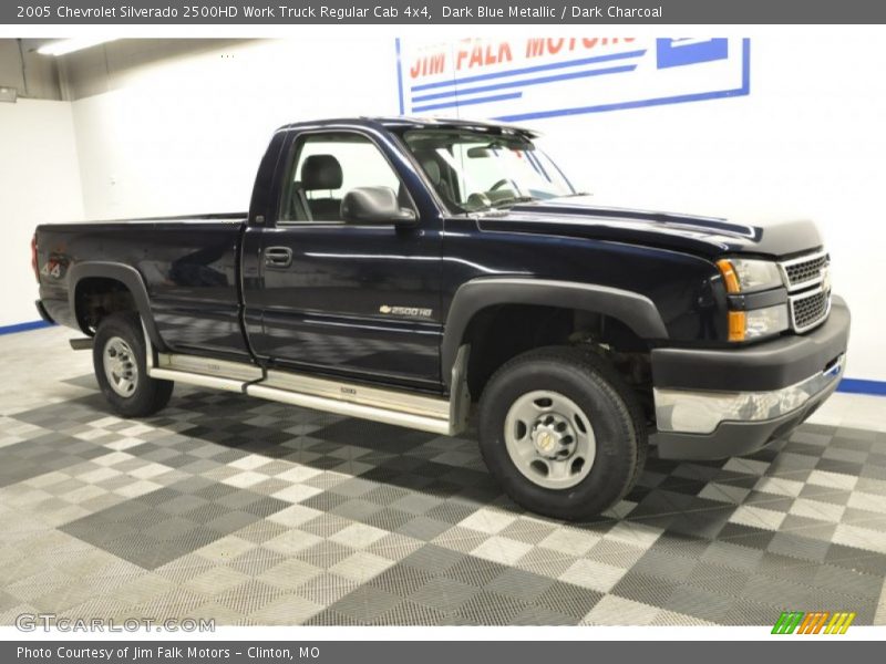 Dark Blue Metallic / Dark Charcoal 2005 Chevrolet Silverado 2500HD Work Truck Regular Cab 4x4