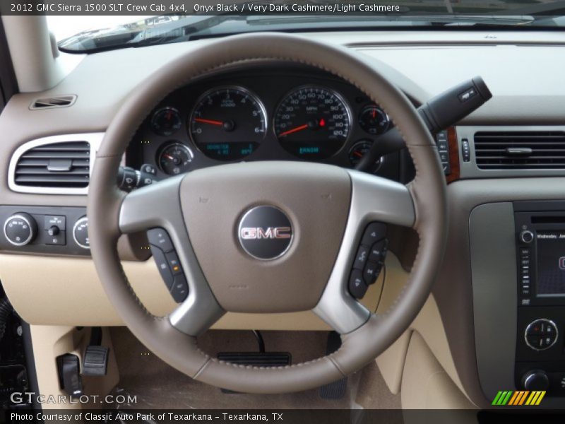  2012 Sierra 1500 SLT Crew Cab 4x4 Steering Wheel