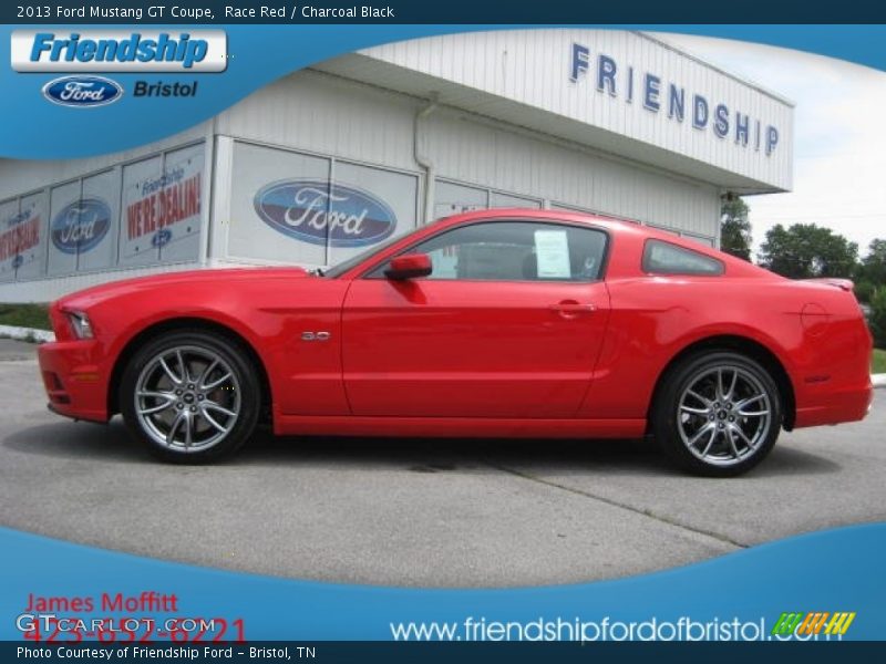 Race Red / Charcoal Black 2013 Ford Mustang GT Coupe