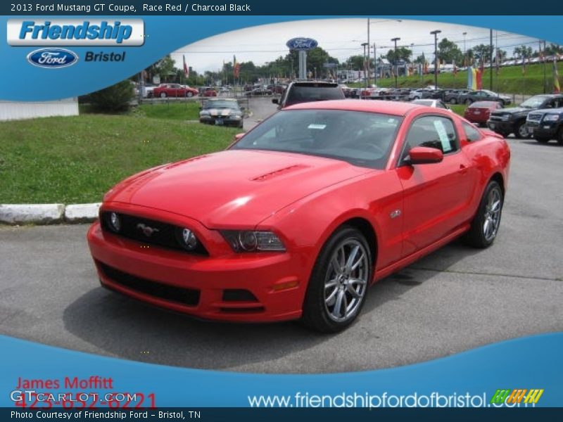 Race Red / Charcoal Black 2013 Ford Mustang GT Coupe