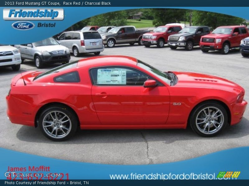 Race Red / Charcoal Black 2013 Ford Mustang GT Coupe