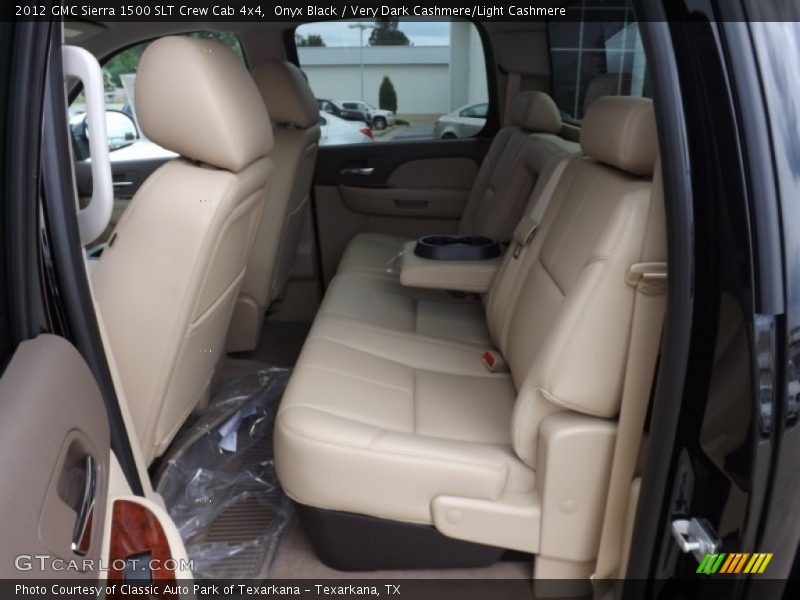  2012 Sierra 1500 SLT Crew Cab 4x4 Very Dark Cashmere/Light Cashmere Interior