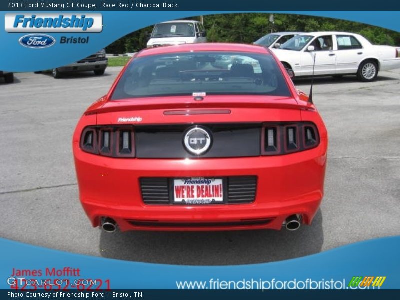 Race Red / Charcoal Black 2013 Ford Mustang GT Coupe