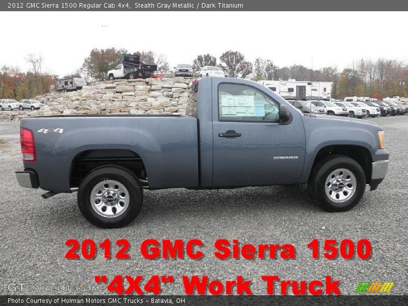Stealth Gray Metallic / Dark Titanium 2012 GMC Sierra 1500 Regular Cab 4x4