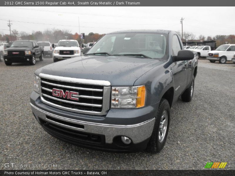 Stealth Gray Metallic / Dark Titanium 2012 GMC Sierra 1500 Regular Cab 4x4