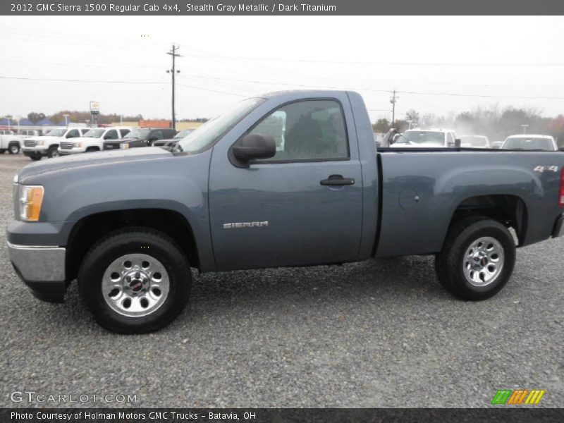 Stealth Gray Metallic / Dark Titanium 2012 GMC Sierra 1500 Regular Cab 4x4