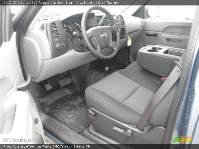  2012 Sierra 1500 Regular Cab 4x4 Dark Titanium Interior