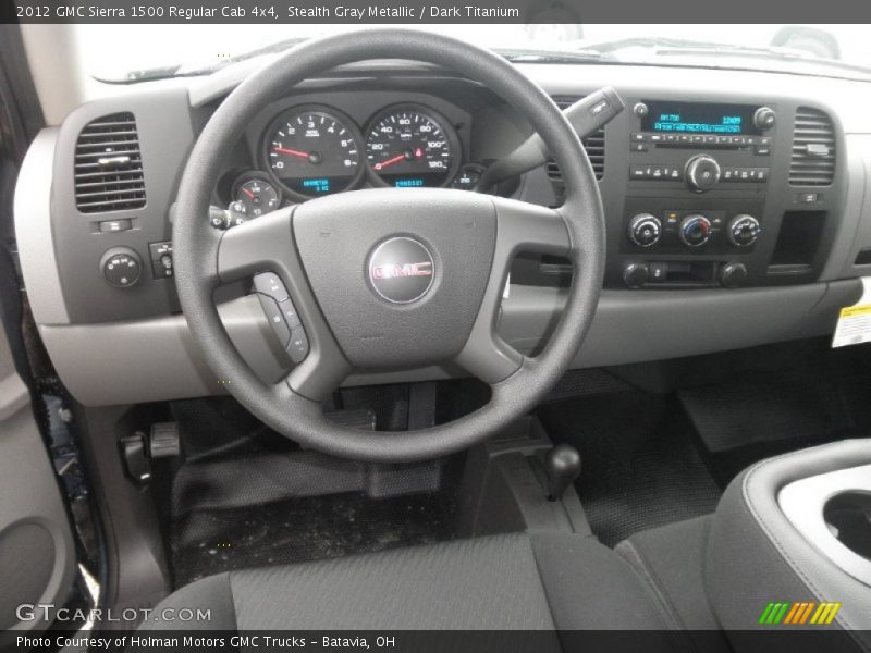 Dashboard of 2012 Sierra 1500 Regular Cab 4x4