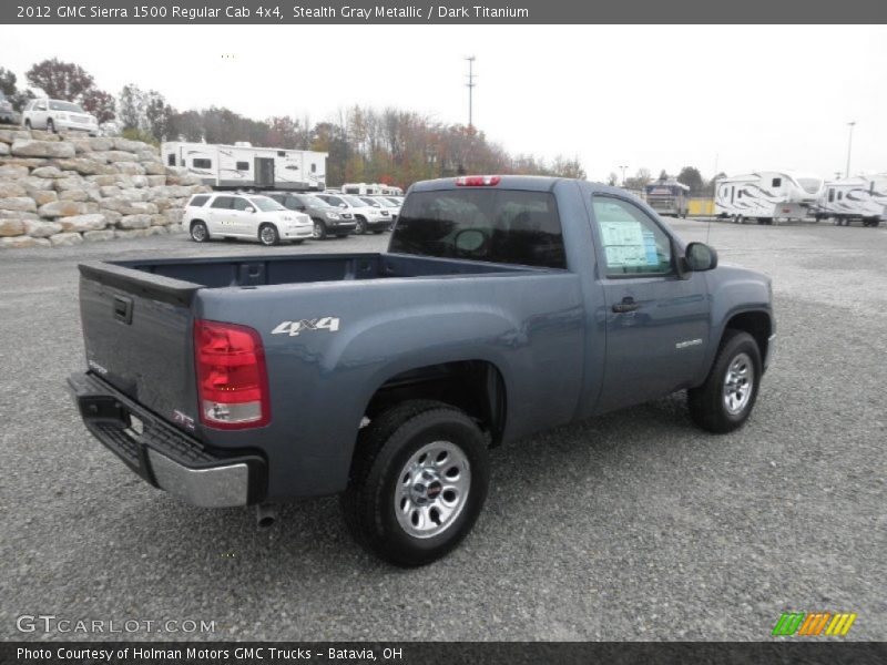 Stealth Gray Metallic / Dark Titanium 2012 GMC Sierra 1500 Regular Cab 4x4