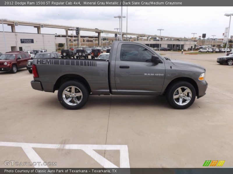 Mineral Gray Metallic / Dark Slate Gray/Medium Graystone 2012 Dodge Ram 1500 ST Regular Cab 4x4