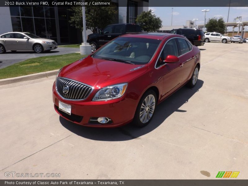 Crystal Red Tintcoat / Cashmere 2012 Buick Verano FWD