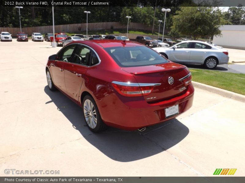 Crystal Red Tintcoat / Cashmere 2012 Buick Verano FWD