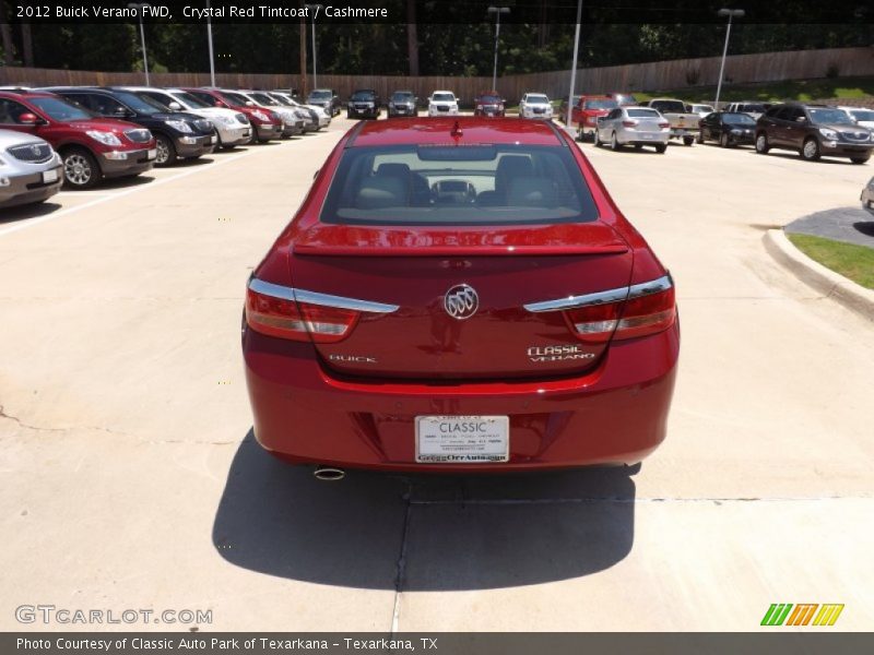 Crystal Red Tintcoat / Cashmere 2012 Buick Verano FWD