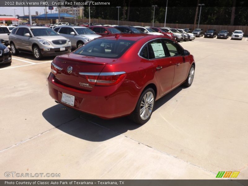 Crystal Red Tintcoat / Cashmere 2012 Buick Verano FWD