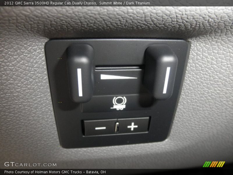 Summit White / Dark Titanium 2012 GMC Sierra 3500HD Regular Cab Dually Chassis