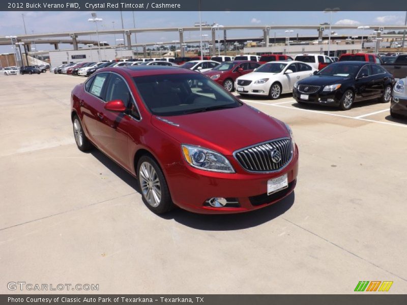 Crystal Red Tintcoat / Cashmere 2012 Buick Verano FWD