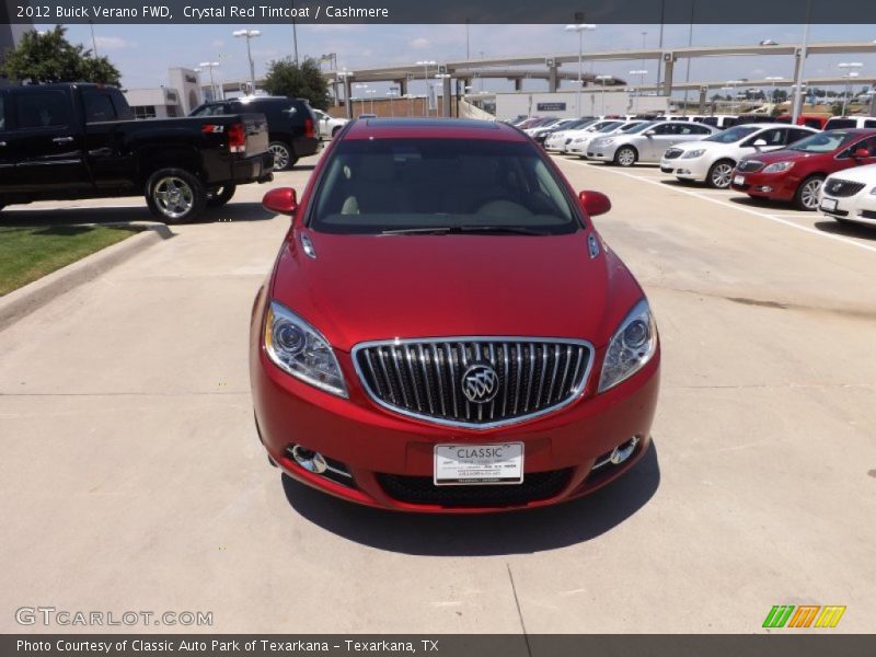 Crystal Red Tintcoat / Cashmere 2012 Buick Verano FWD