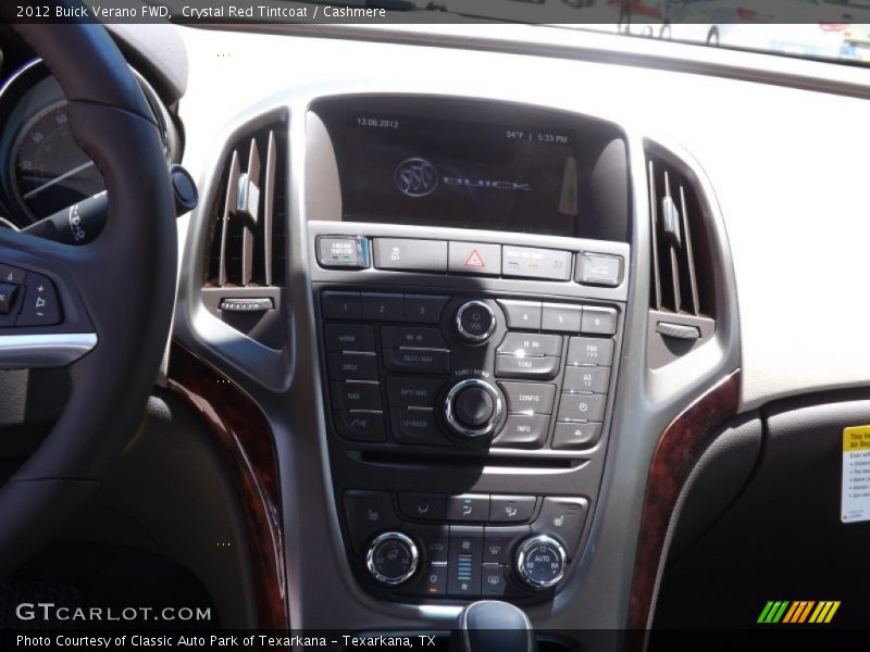 Crystal Red Tintcoat / Cashmere 2012 Buick Verano FWD